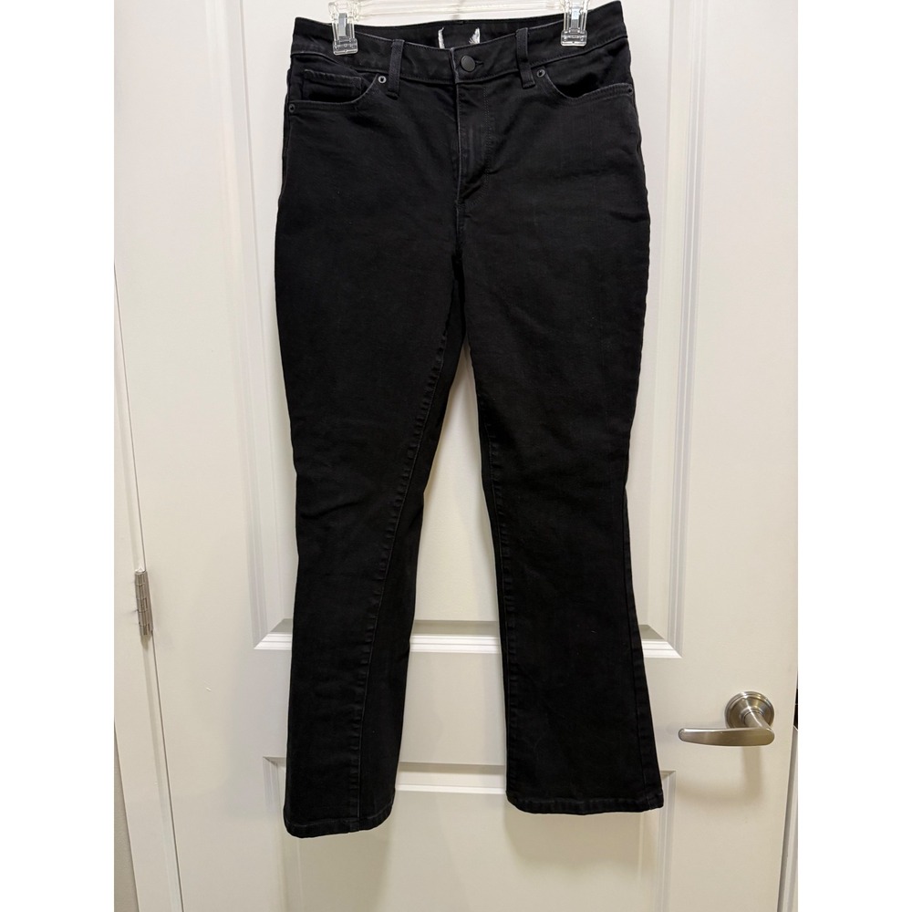 Sonoma Goods For Life Black Mid Rise Bootcut Jeans Stretch Denim RN73277
